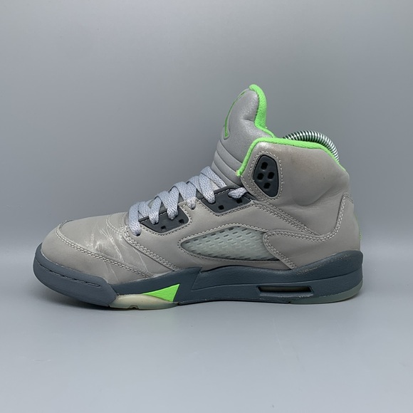 Jordan 5 Retro Green Bean Basketball‎ Shoes DQ3734-003 Youth Sz 5.5 Women's Sz 7 - Picture 7 of 10